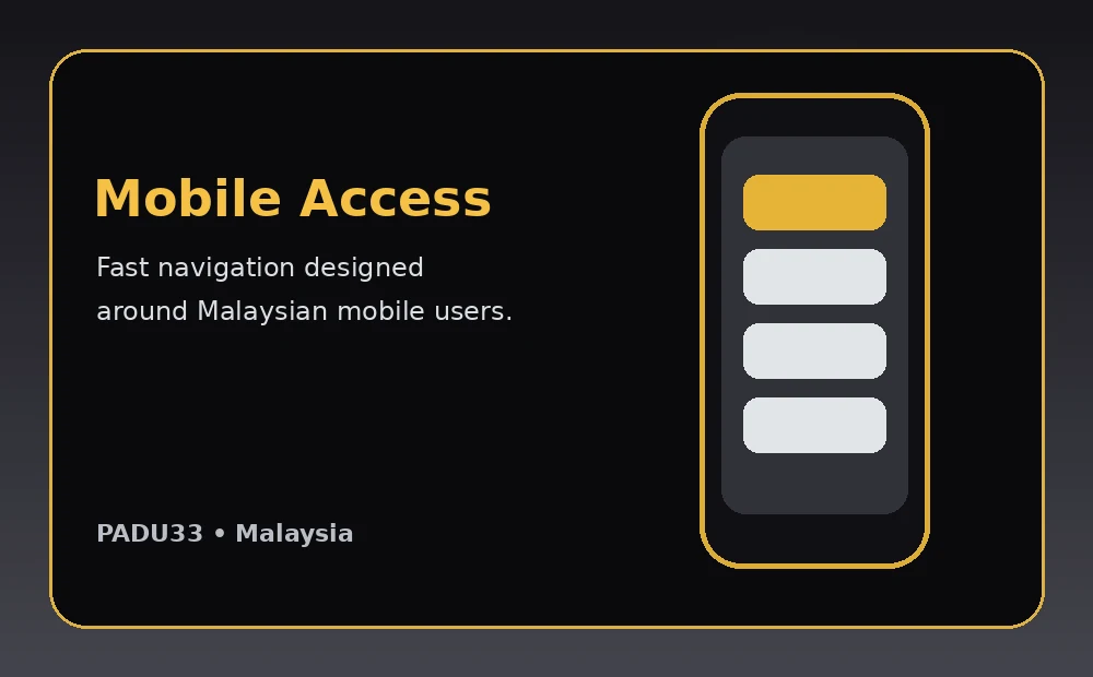 PADU33 Register Malaysia | Account Registration Guide PADU33 Malaysia